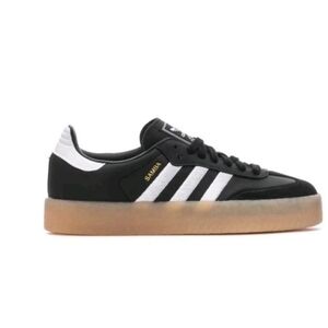 Adidas Women's Sambae Black and White Sneakers Size 8.5